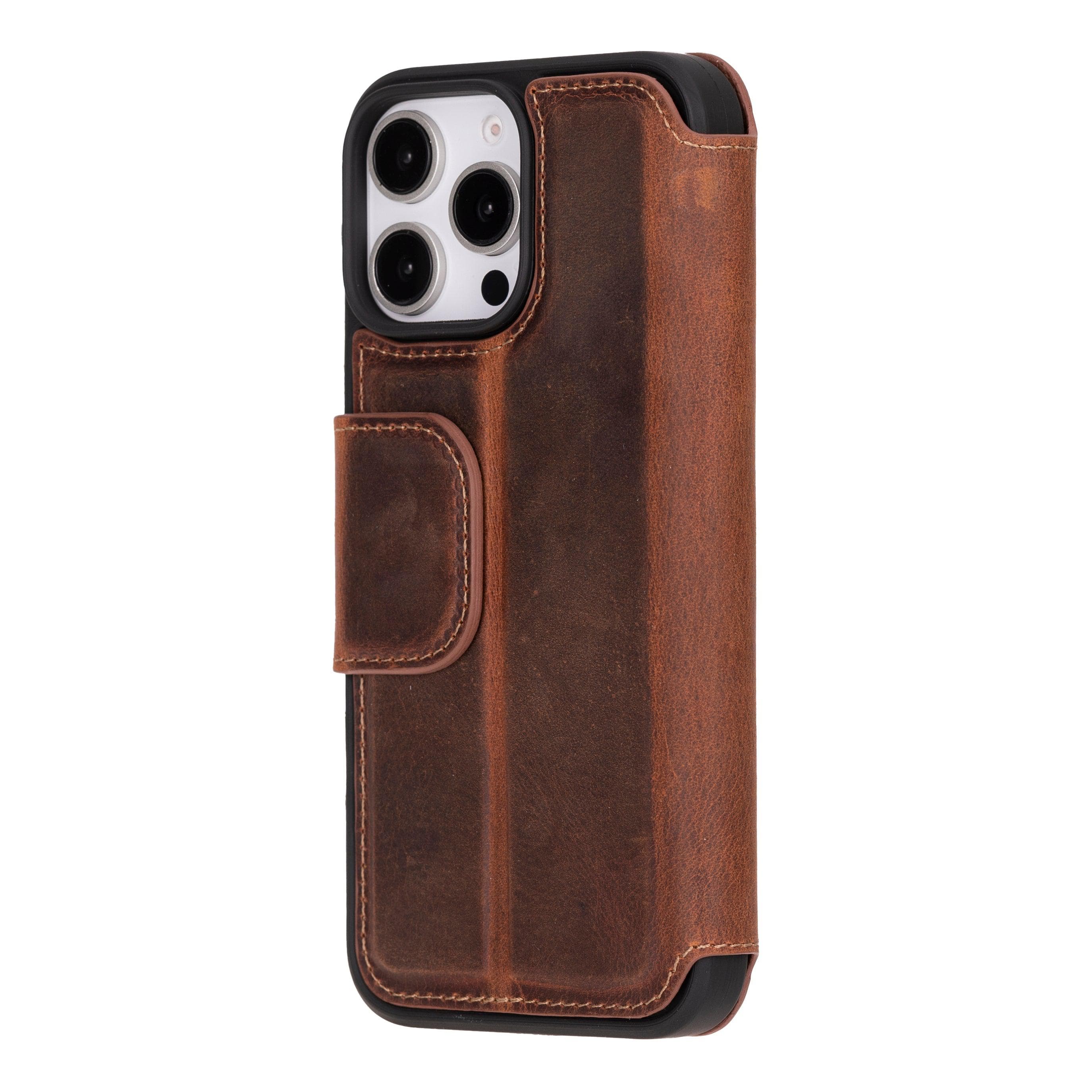 Firenze iPhone 16 Pro Max Leather Folio Case Bouletta
