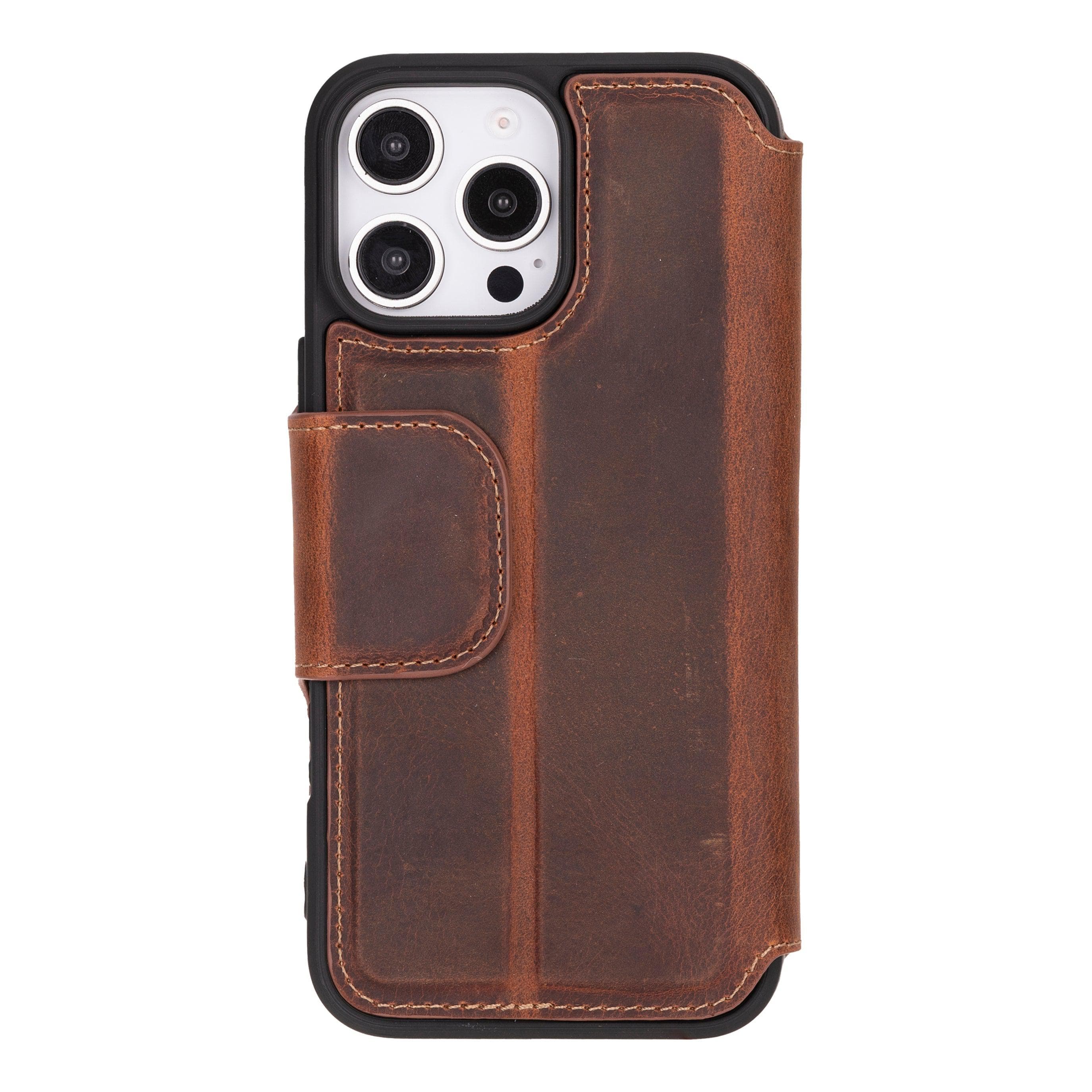 Firenze iPhone 16 Pro Max Leather Folio Case Bouletta