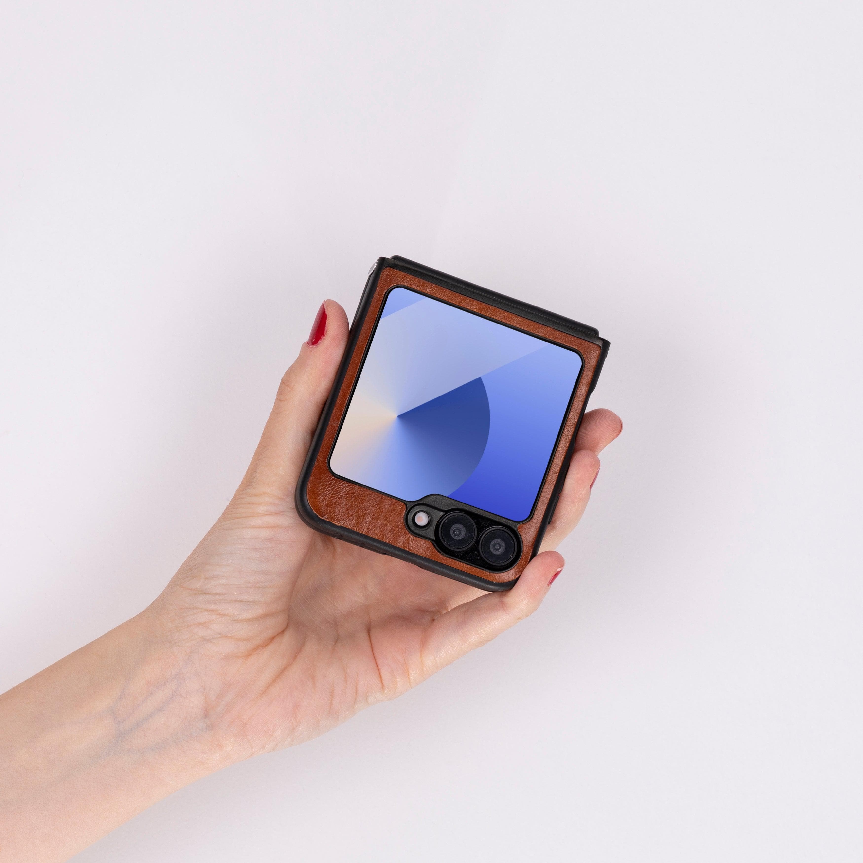 Flex Cover Galaxy Z Flip 6 Leather Case Bouletta