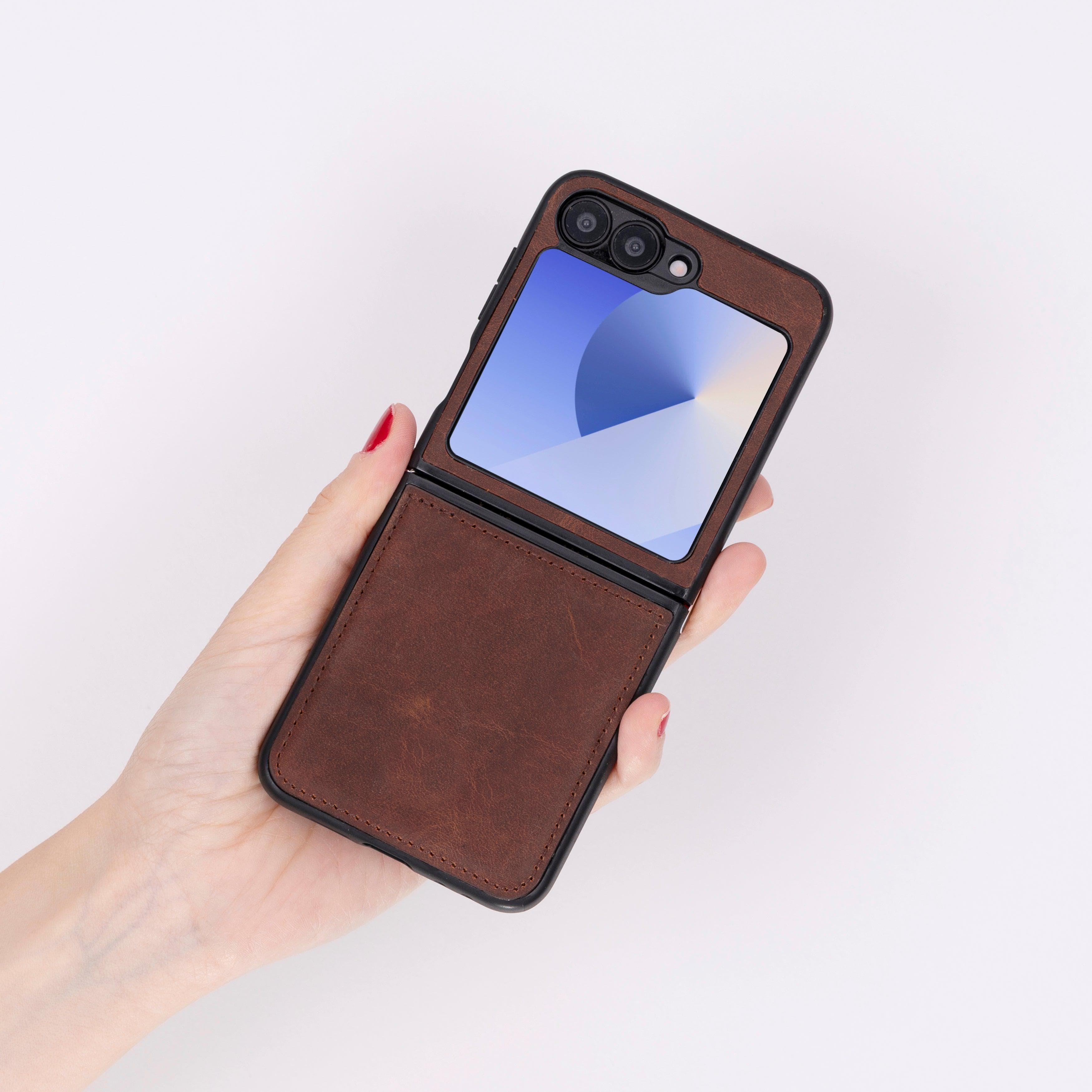 Flex Cover Galaxy Z Flip 6 Leather Case Bouletta