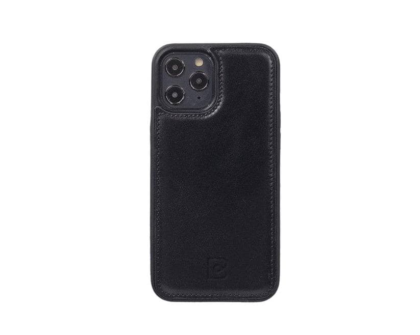Flex Cover iPhone 12 Series Leather Back Cover iPhone 12 Mini / Black Bouletta