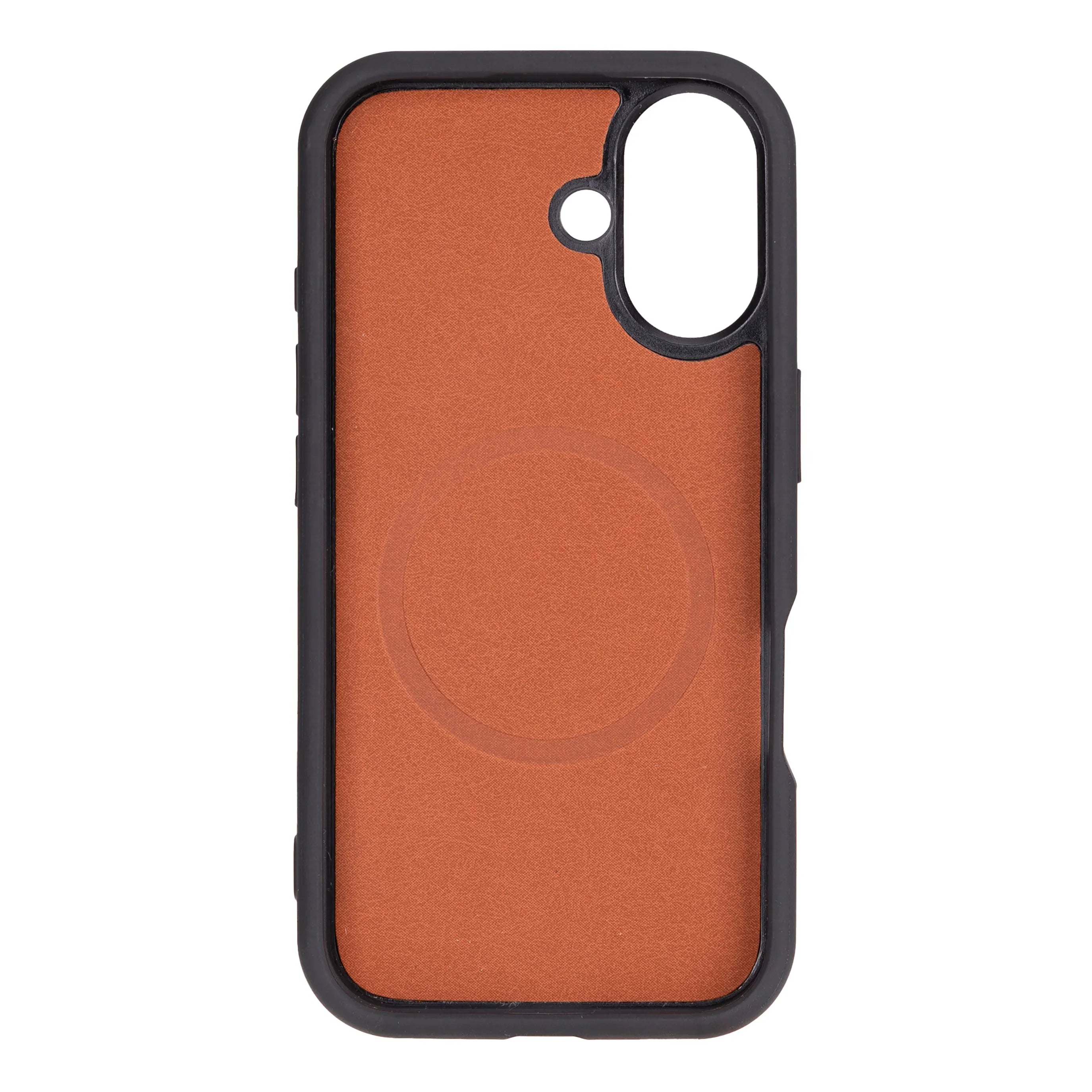 Flex Cover iPhone 16 Plus Leather Case Saddle Brown Bouletta