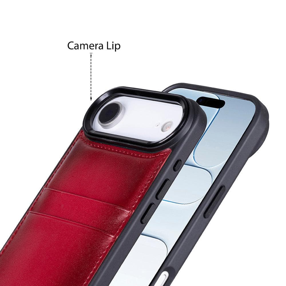 Flex Cover Leather iPhone 17 Air Case with Card Holder Bouletta
