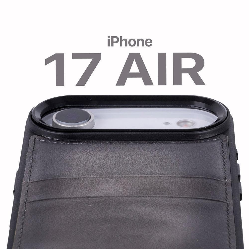 Flex Cover Leather iPhone 17 Air Case with Card Holder Bouletta