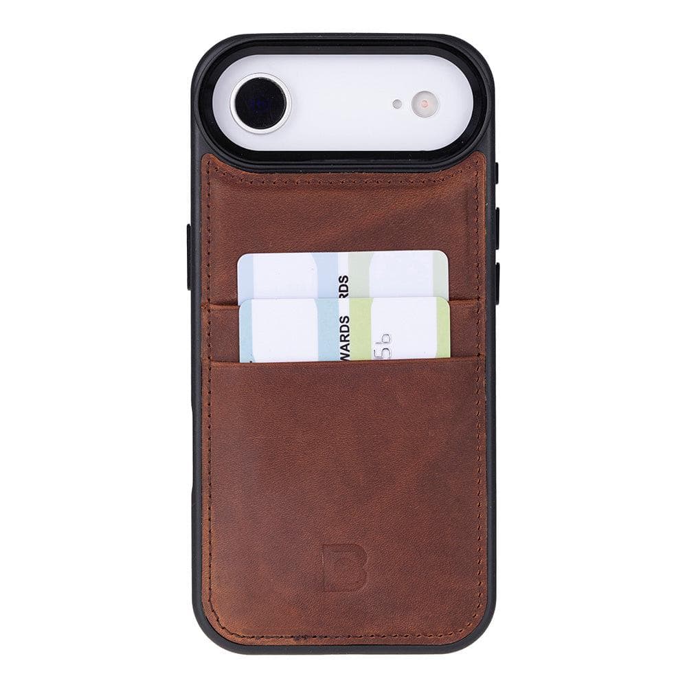 Flex Cover Leather iPhone 17 Air Case with Card Holder Bouletta