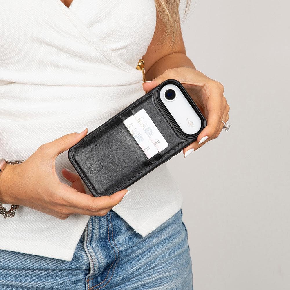 Flex Cover Leather iPhone 17 Air Case with Card Holder Bouletta