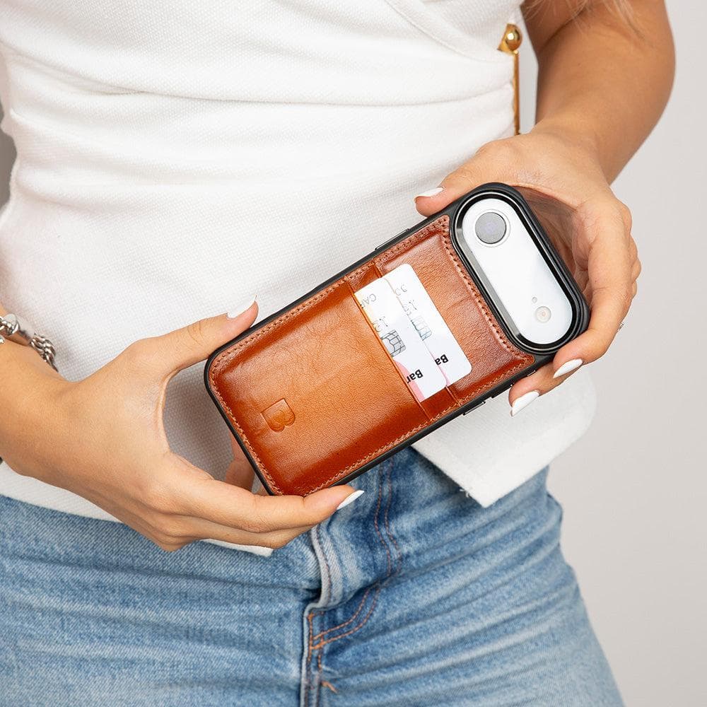 Flex Cover Leather iPhone 17 Air Case with Card Holder Bouletta