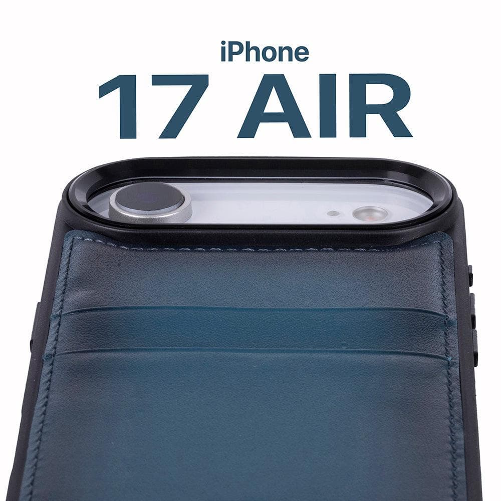 Flex Cover Leather iPhone 17 Air Case with Card Holder Bouletta