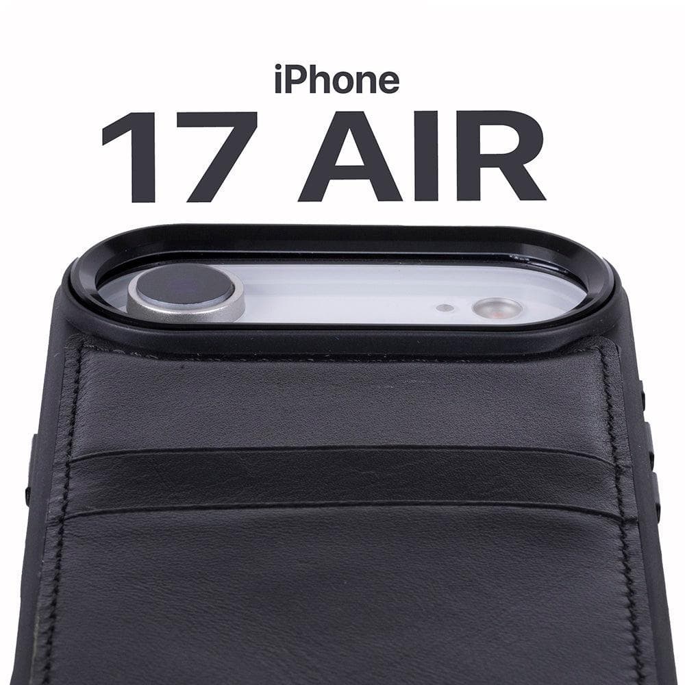 Flex Cover Leather iPhone 17 Air Case with Card Holder Bouletta