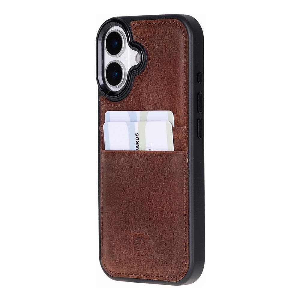 Flex Cover Leather iPhone 17 Case with Card Holder Bouletta