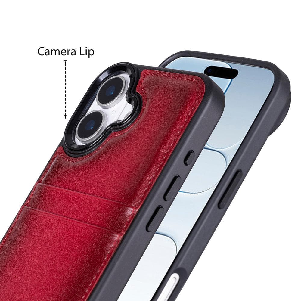 Flex Cover Leather iPhone 17 Case with Card Holder Bouletta