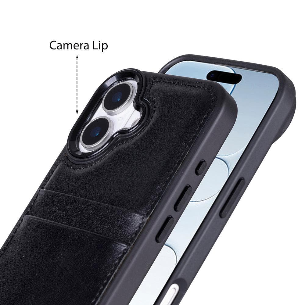 Flex Cover Leather iPhone 17 Case with Card Holder Bouletta