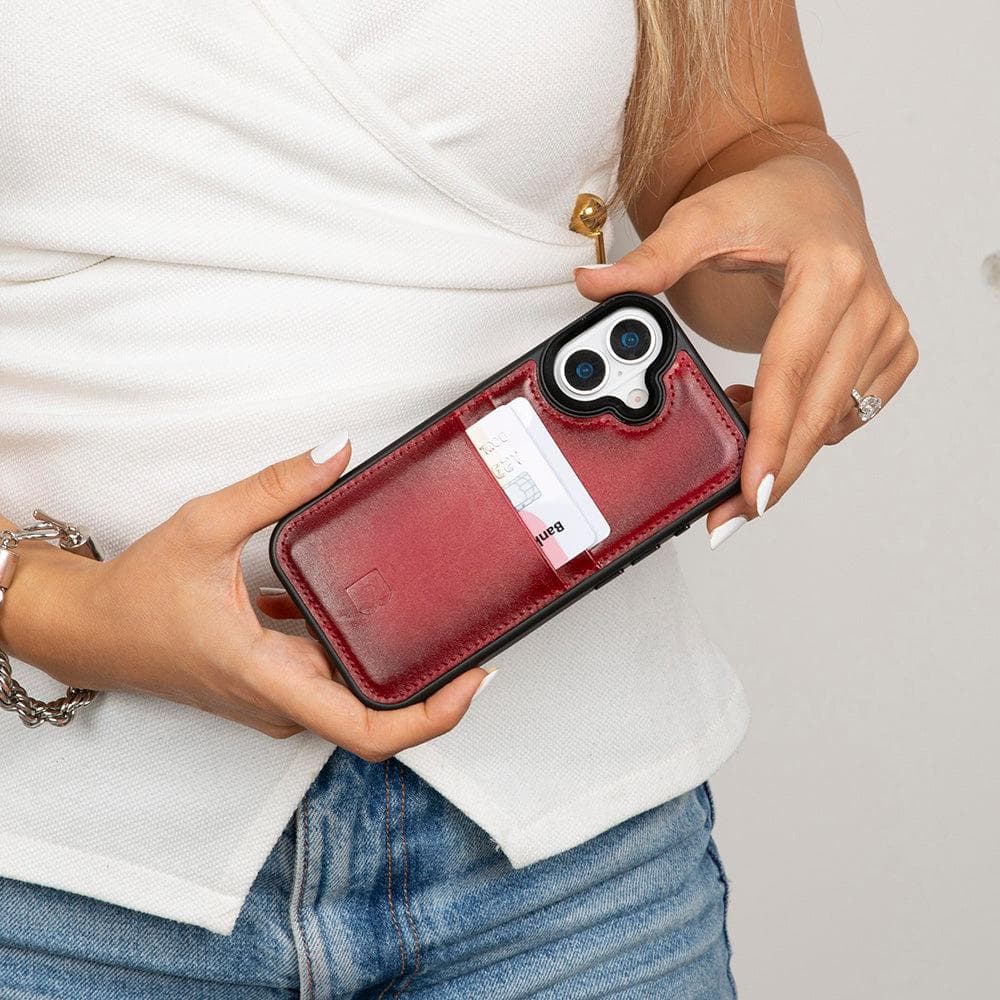 Flex Cover Leather iPhone 17 Case with Card Holder Bouletta