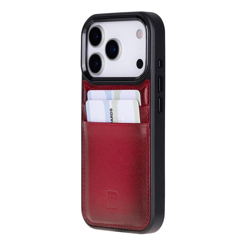 Flex Cover Leather iPhone 17 Pro Case with Card Holder Bouletta