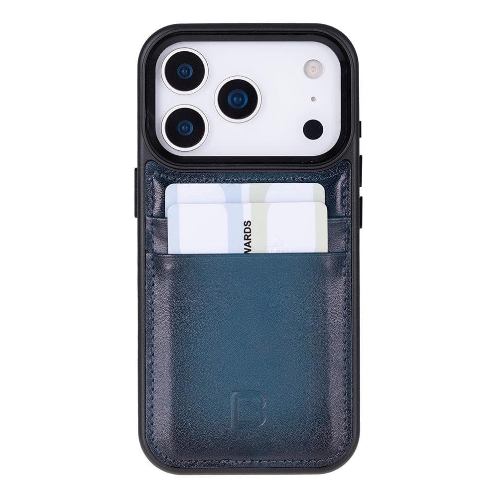 Flex Cover Leather iPhone 17 Pro Case with Card Holder Bouletta