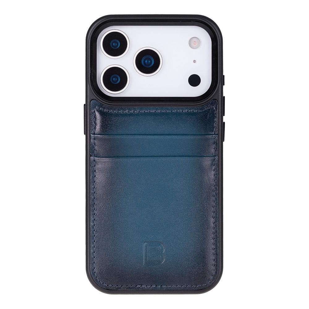 Flex Cover Leather iPhone 17 Pro Case with Card Holder Bouletta