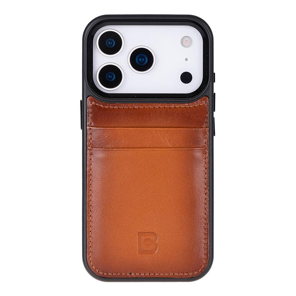 Flex Cover Leather iPhone 17 Pro Case with Card Holder Bouletta