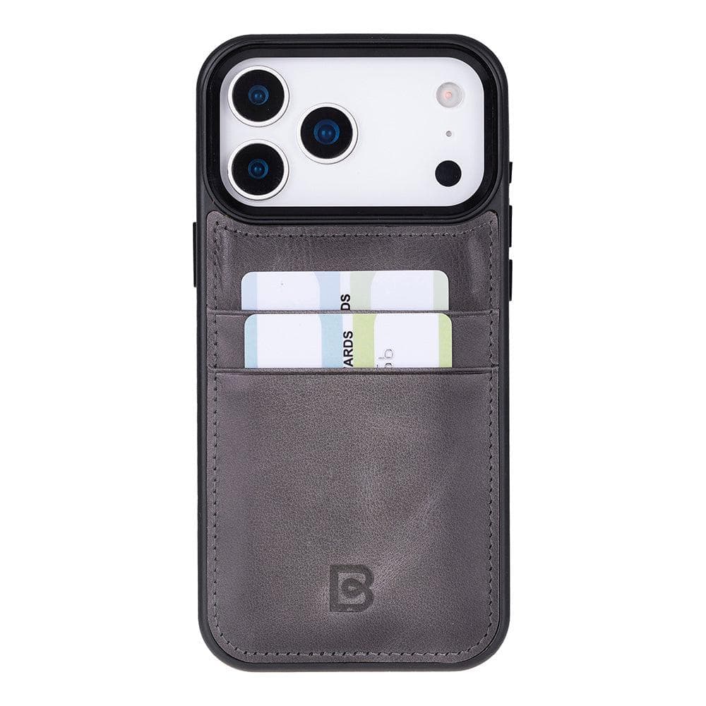 Flex Cover Leather iPhone 17 Pro Max Case with Card Holder Bouletta