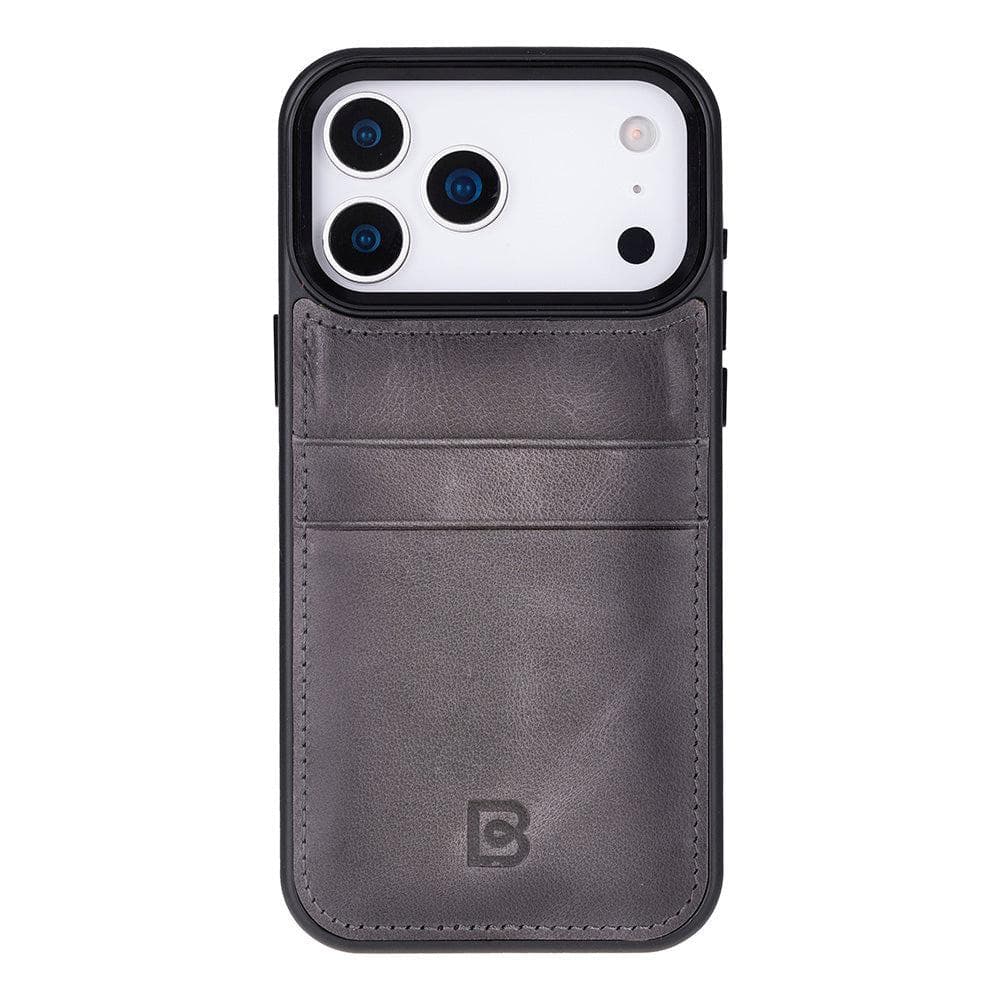 Flex Cover Leather iPhone 17 Pro Max Case with Card Holder Bouletta