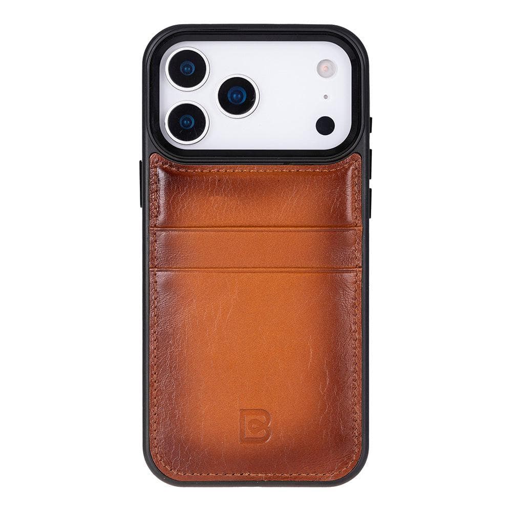 Flex Cover Leather iPhone 17 Pro Max Case with Card Holder Bouletta