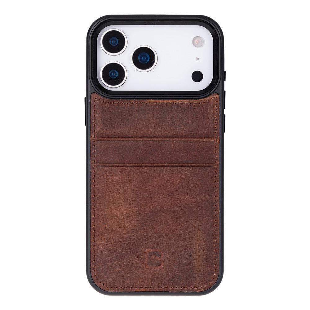 Flex Cover Leather iPhone 17 Pro Max Case with Card Holder Bouletta