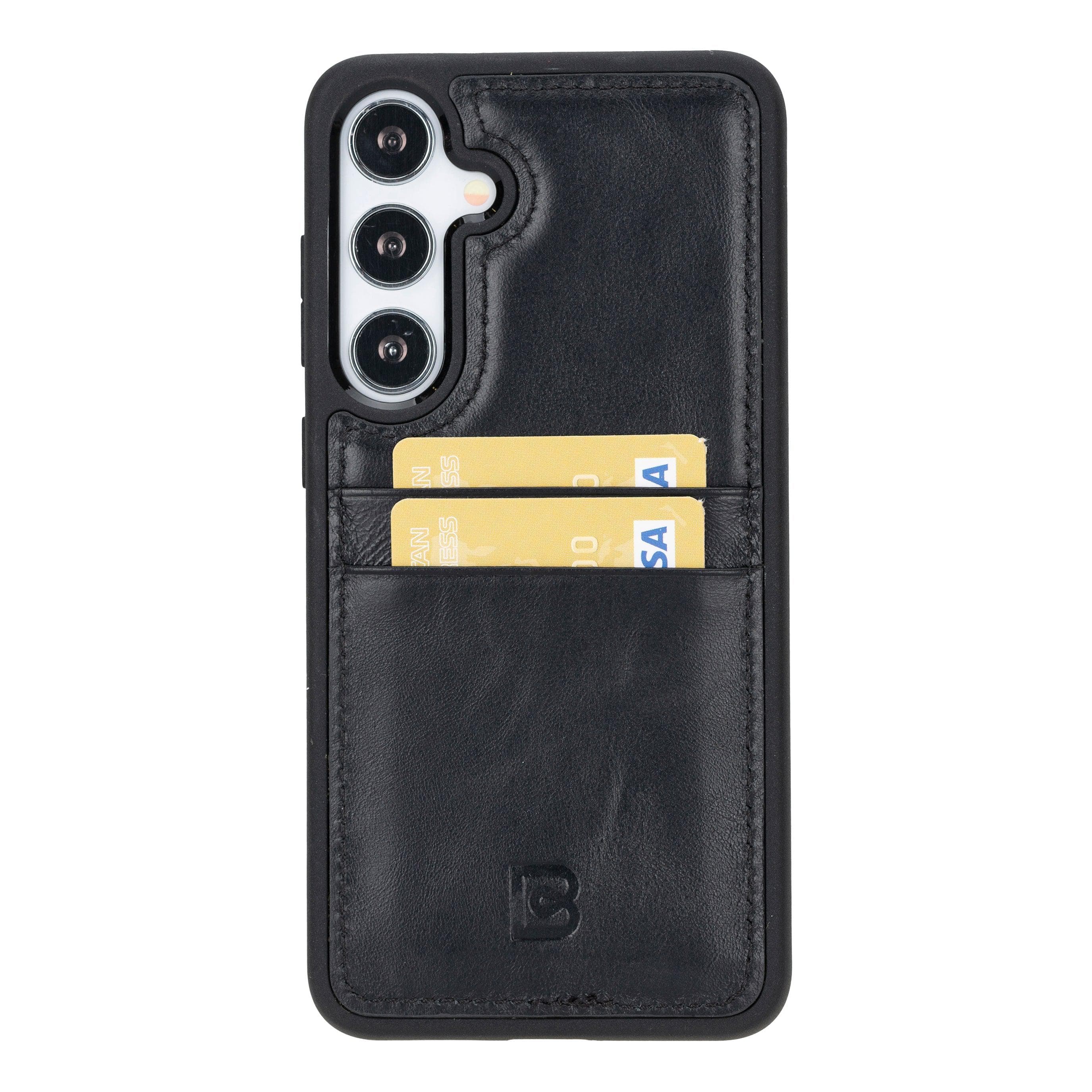 Flex Cover Leather Samsung Galaxy S25 Plus Case with Card Holder Bouletta