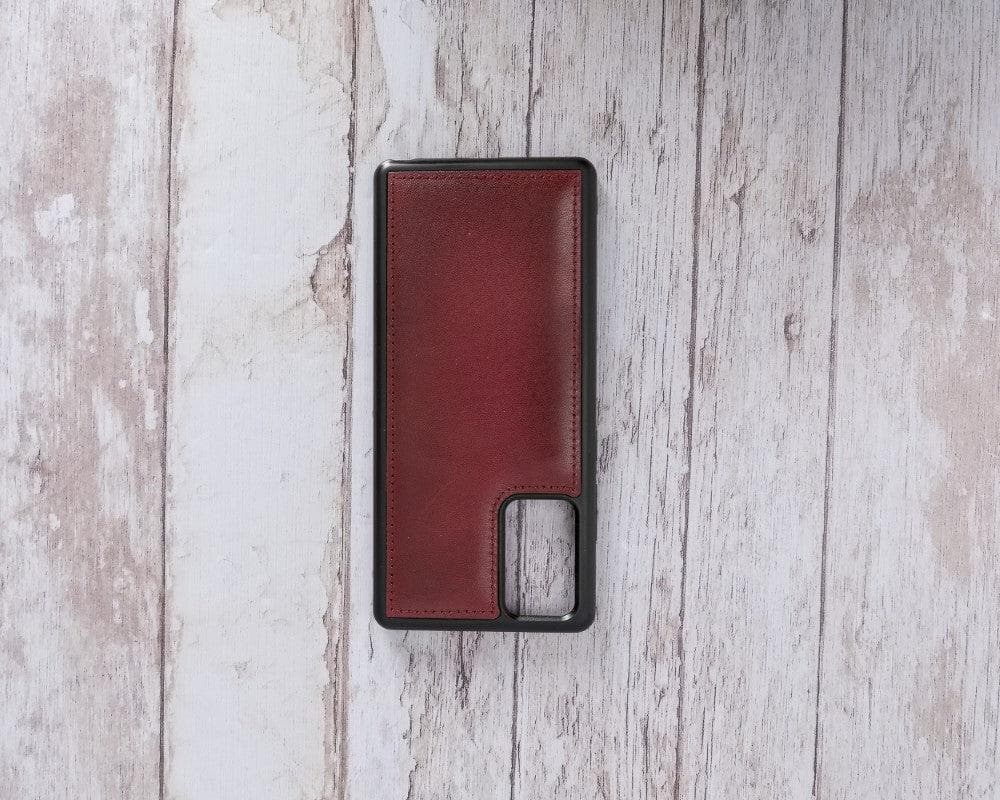 Flex Leather Back Cover Note20 Series - Note 20 Ultra / Red Bouletta