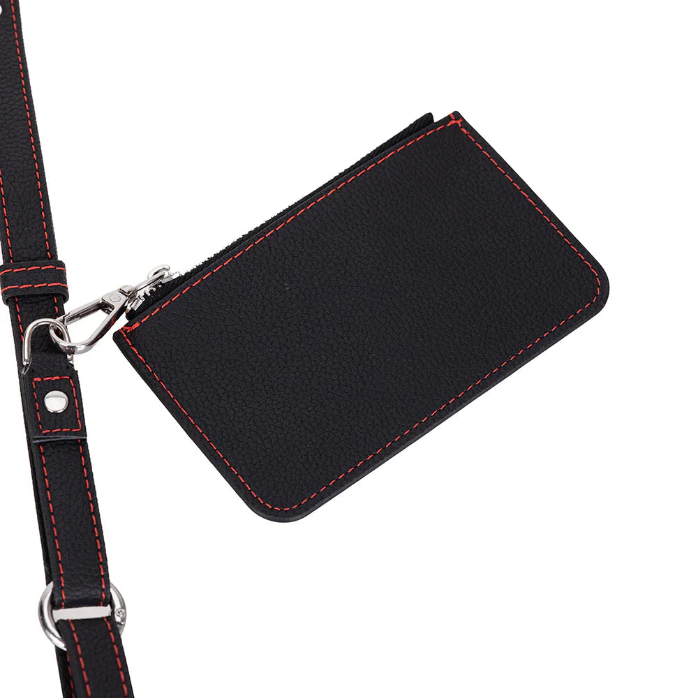 FlexGo Leather Phone Strap & Wallet Set – Clip-On Flex Bouletta