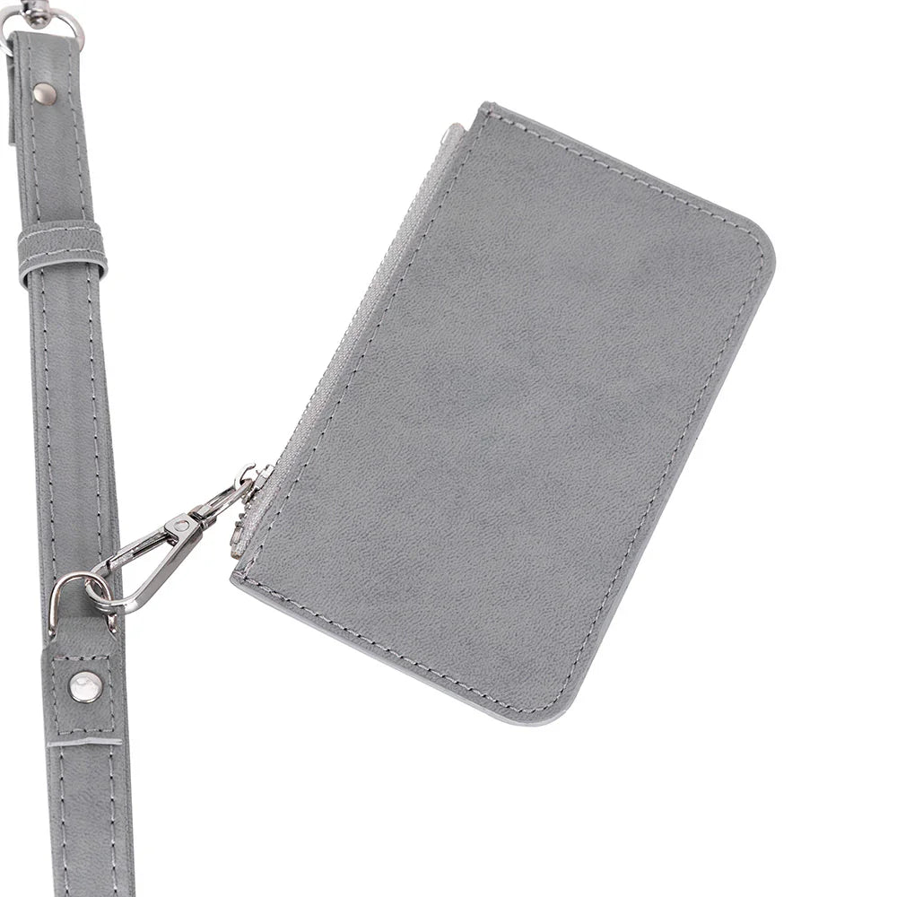 FlexGo Leather Phone Strap & Wallet Set – Clip-On Flex Bouletta