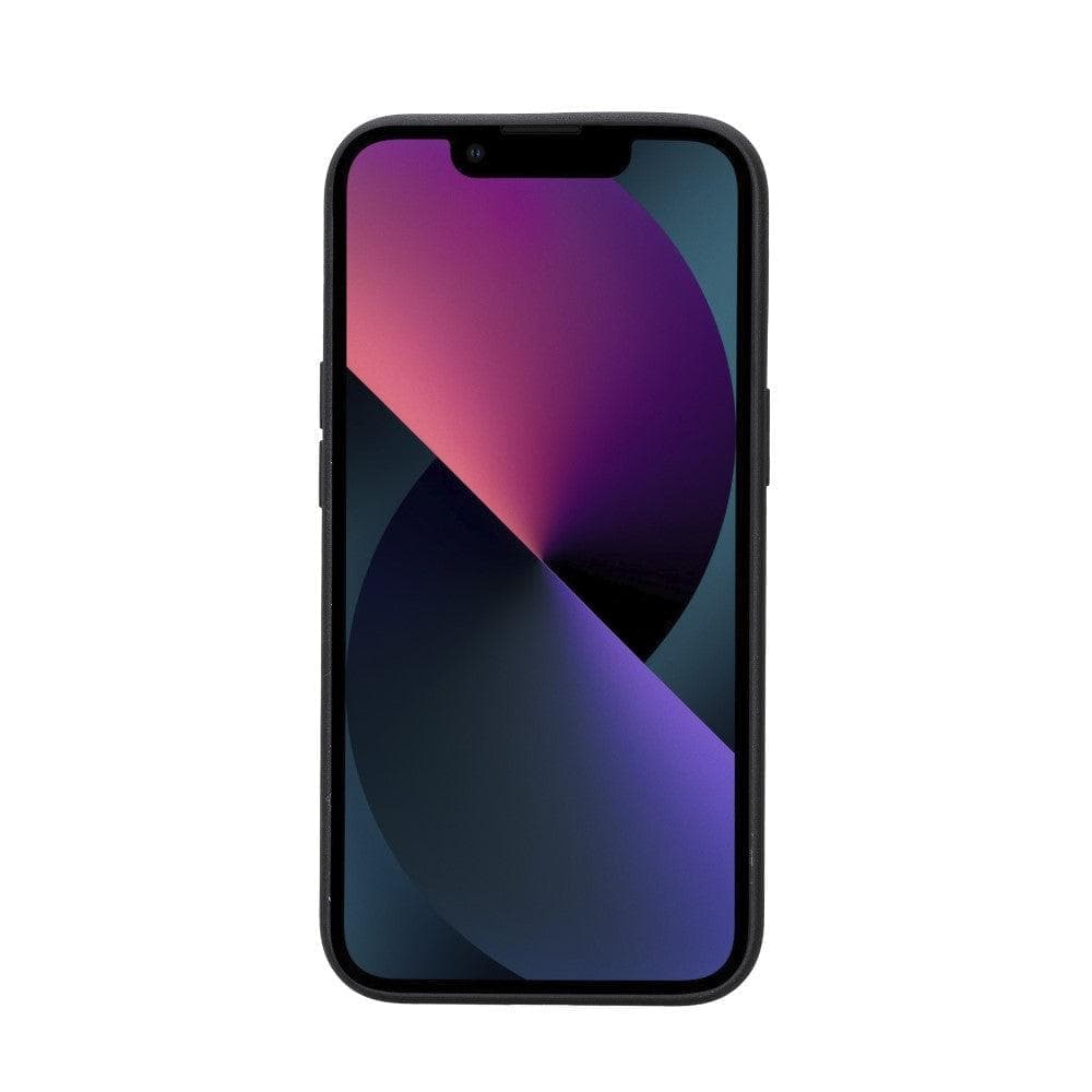 Flexible Leather Back Cover with CardHolder for iPhone 14 Series Bouletta