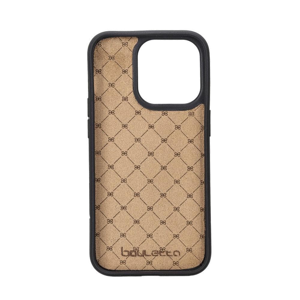 Flexible Leather Back Cover with CardHolder for iPhone 14 Series Bouletta