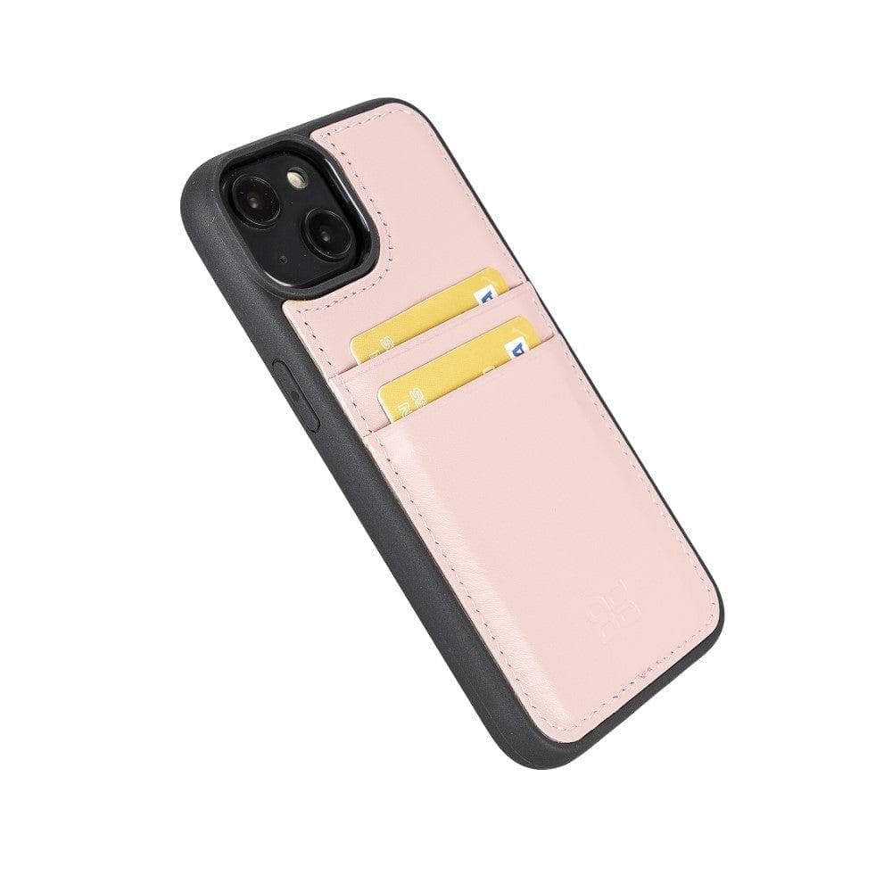 Flexible Leather Back Cover with CardHolder for iPhone 14 Series Bouletta