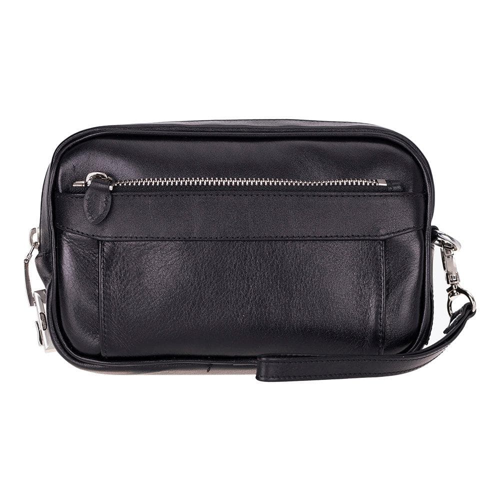 Forge Leather Handbag Black Bouletta