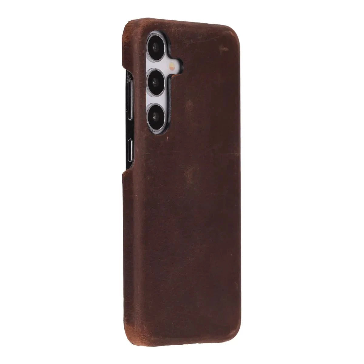Genuine Leather Case for Samsung Galaxy S25 – Slim, Stylish & Durable Saddle Brown Bouletta