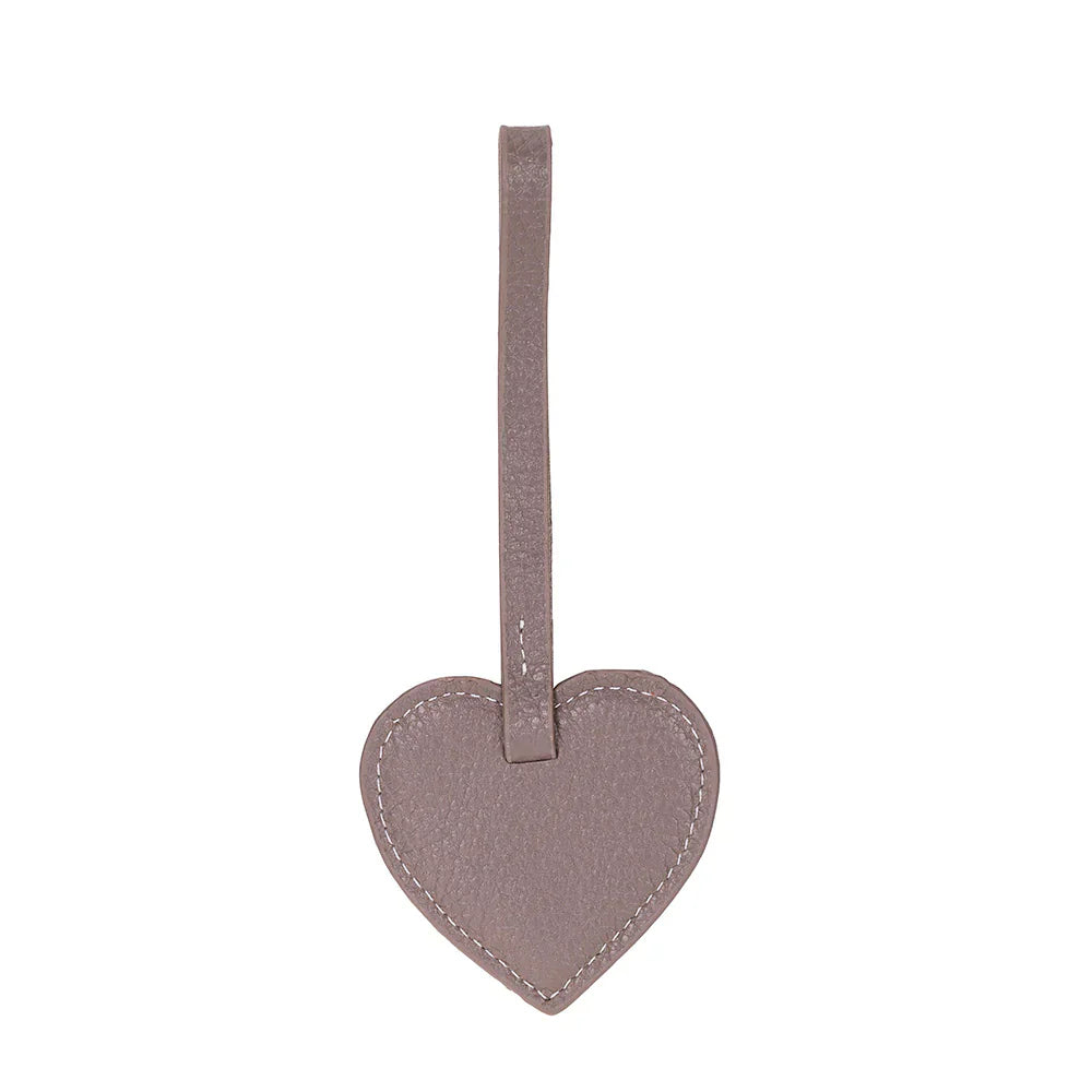 Heart Leather Bag Charm Bouletta