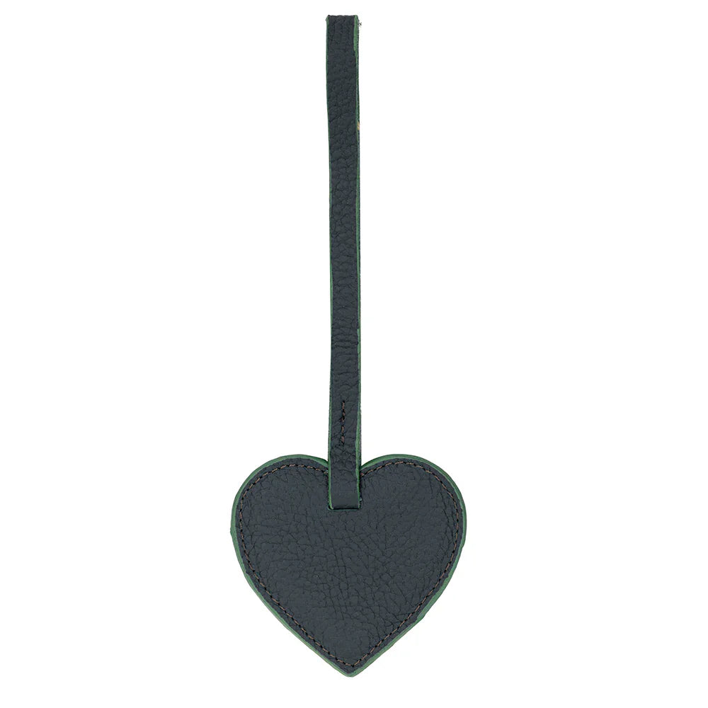 Heart Leather Bag Charm Bouletta