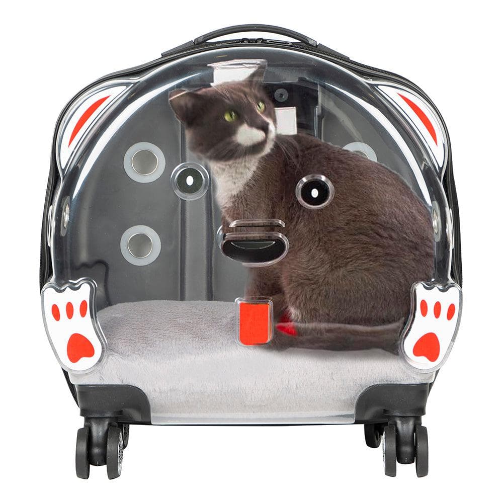 ICE Pet Trolley Suitcase Gray Bouletta