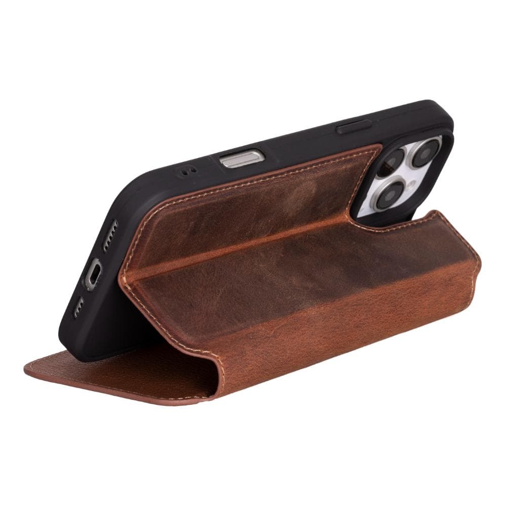 Infinix iPhone 16 Pro Max Leather Folio Case Bouletta