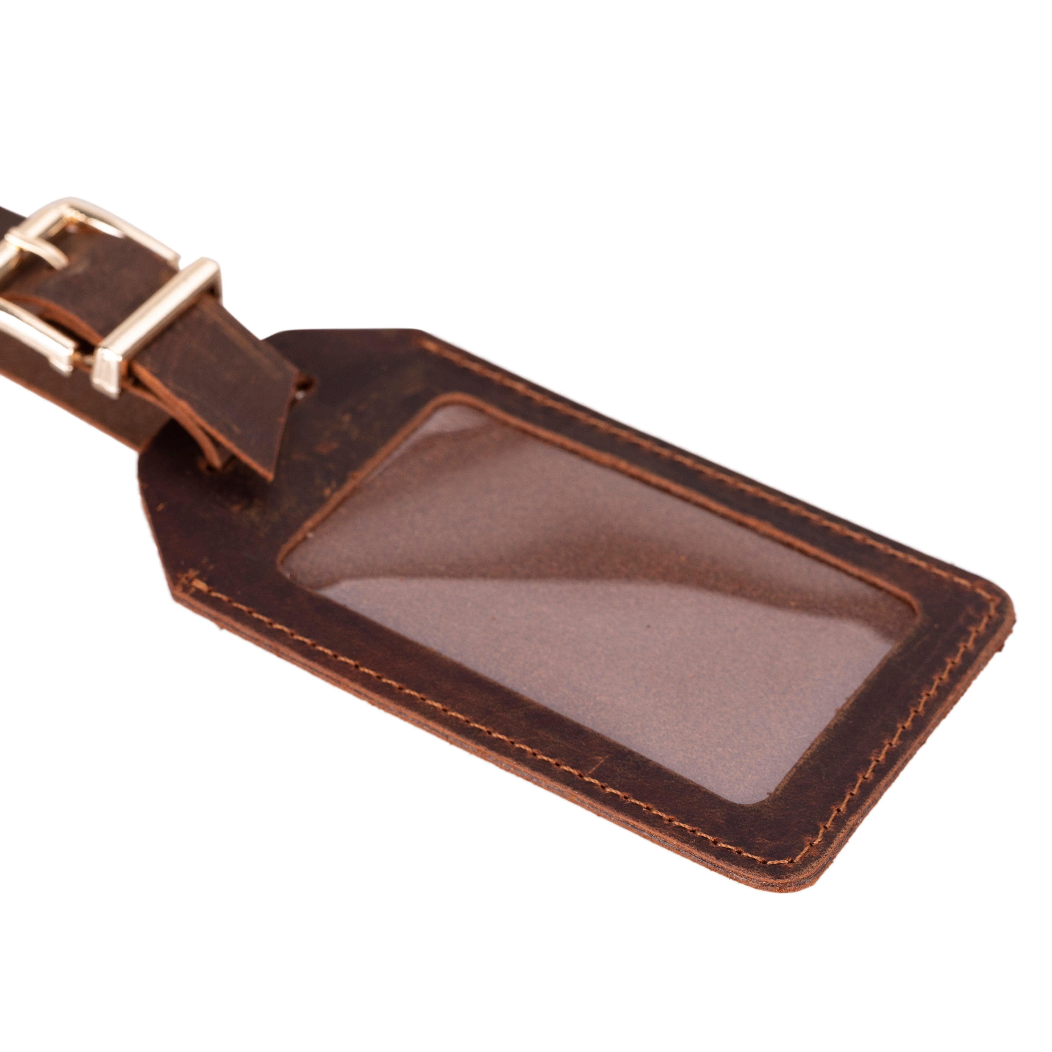 Innovix Leather Luggage Tag Bouletta