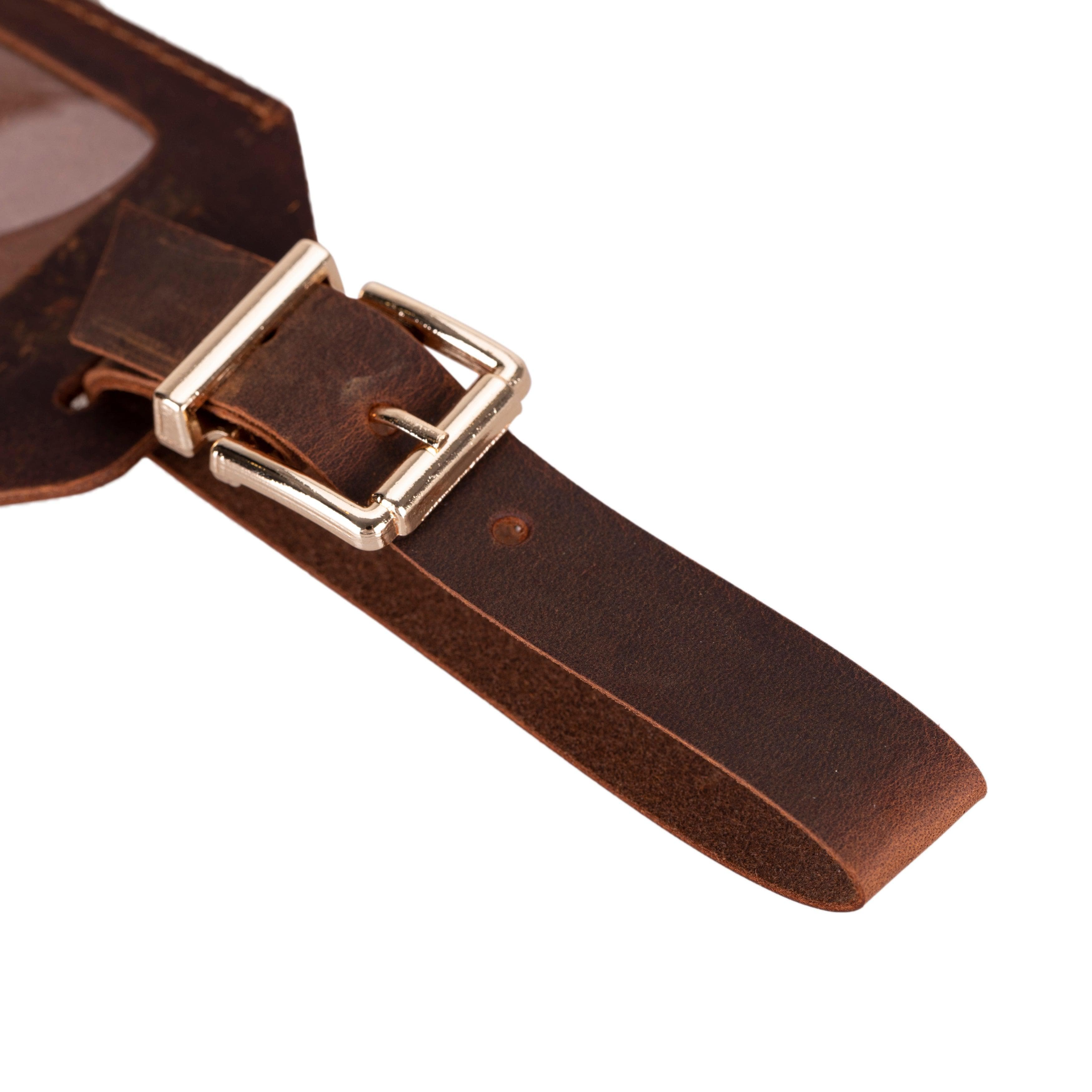 Innovix Leather Luggage Tag Bouletta