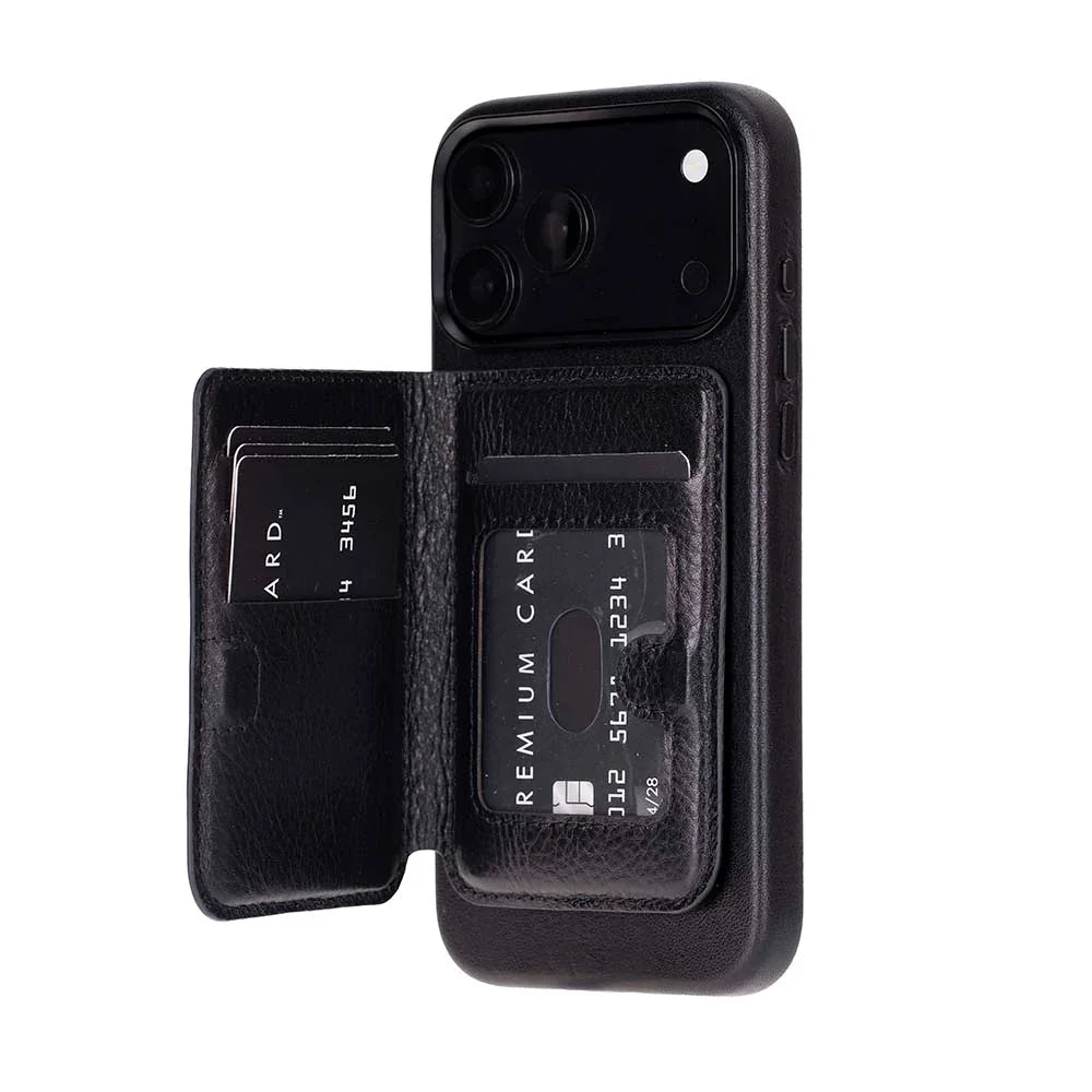 Jason Leather Premium Card Holder Black Bouletta