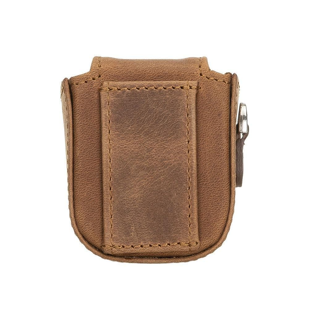 JOJO AirPods 1st and 2nd Generation Genuine Leather Case - ANTIC BROWN ANTIC BROWN Bouletta