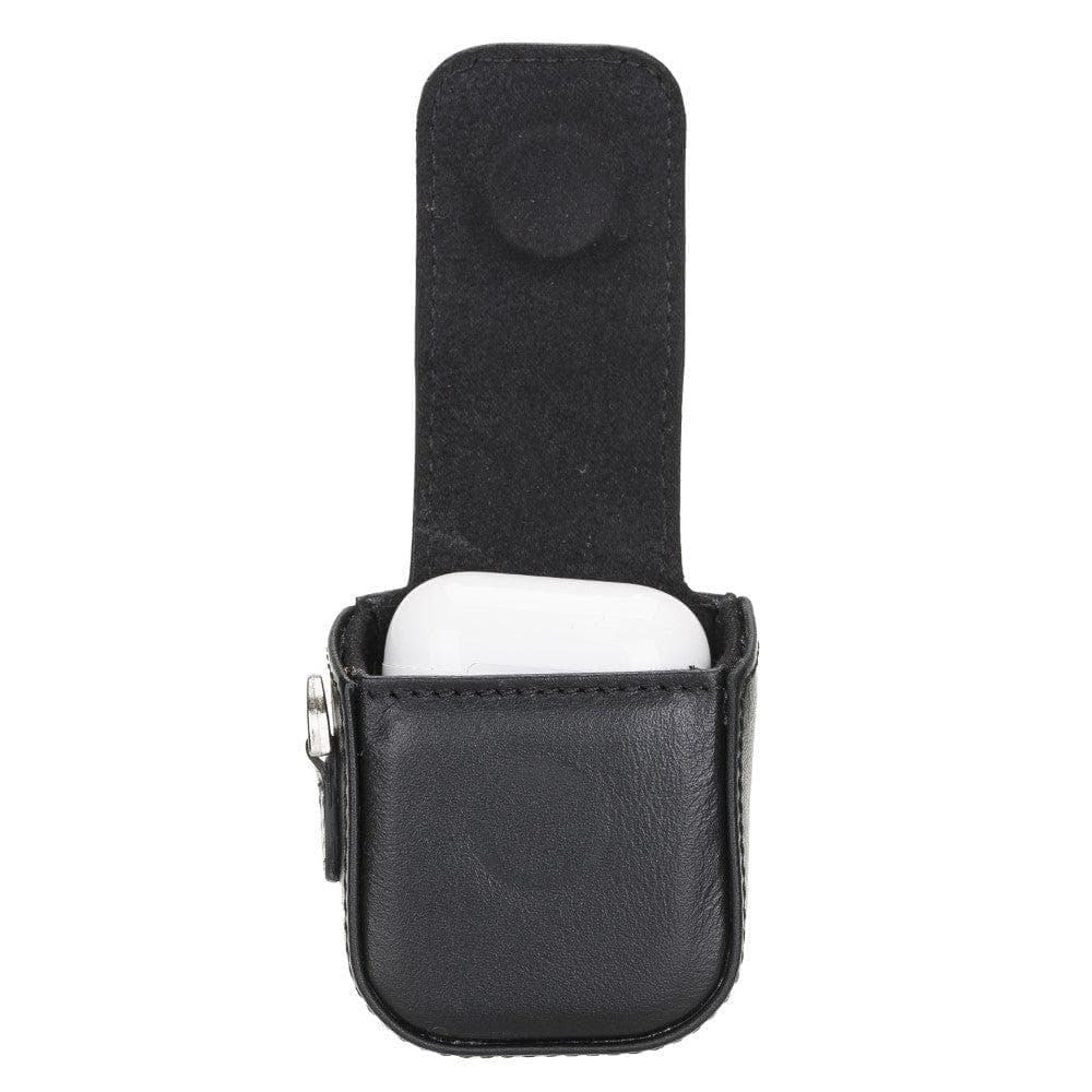 JOJO AirPods 1st and 2nd Generation Genuine Leather Case - ANTIC BROWN ANTIC BROWN Bouletta
