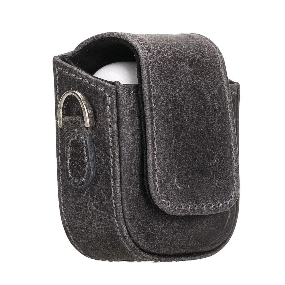 JOJO AirPods 1st and 2nd Generation Genuine Leather Case - ANTIC BROWN ANTIC BROWN Bouletta