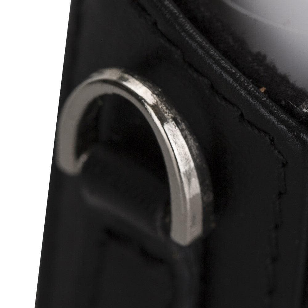 JOJO AirPods 1st and 2nd Generation Genuine Leather Case - RUSTIC BLACK RUSTIC BLACK Bouletta