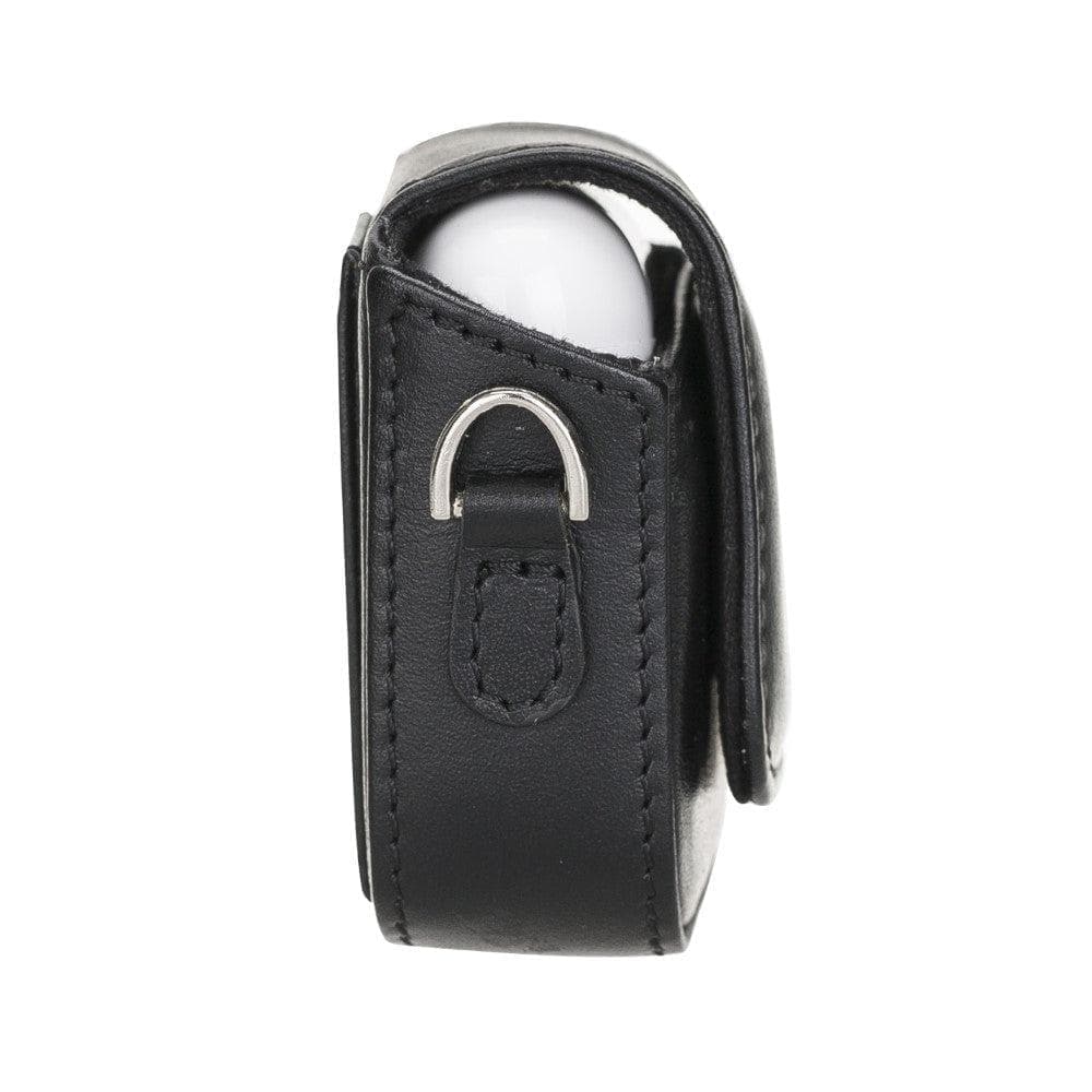 JOJO AirPods 1st and 2nd Generation Genuine Leather Case - RUSTIC BLACK RUSTIC BLACK Bouletta