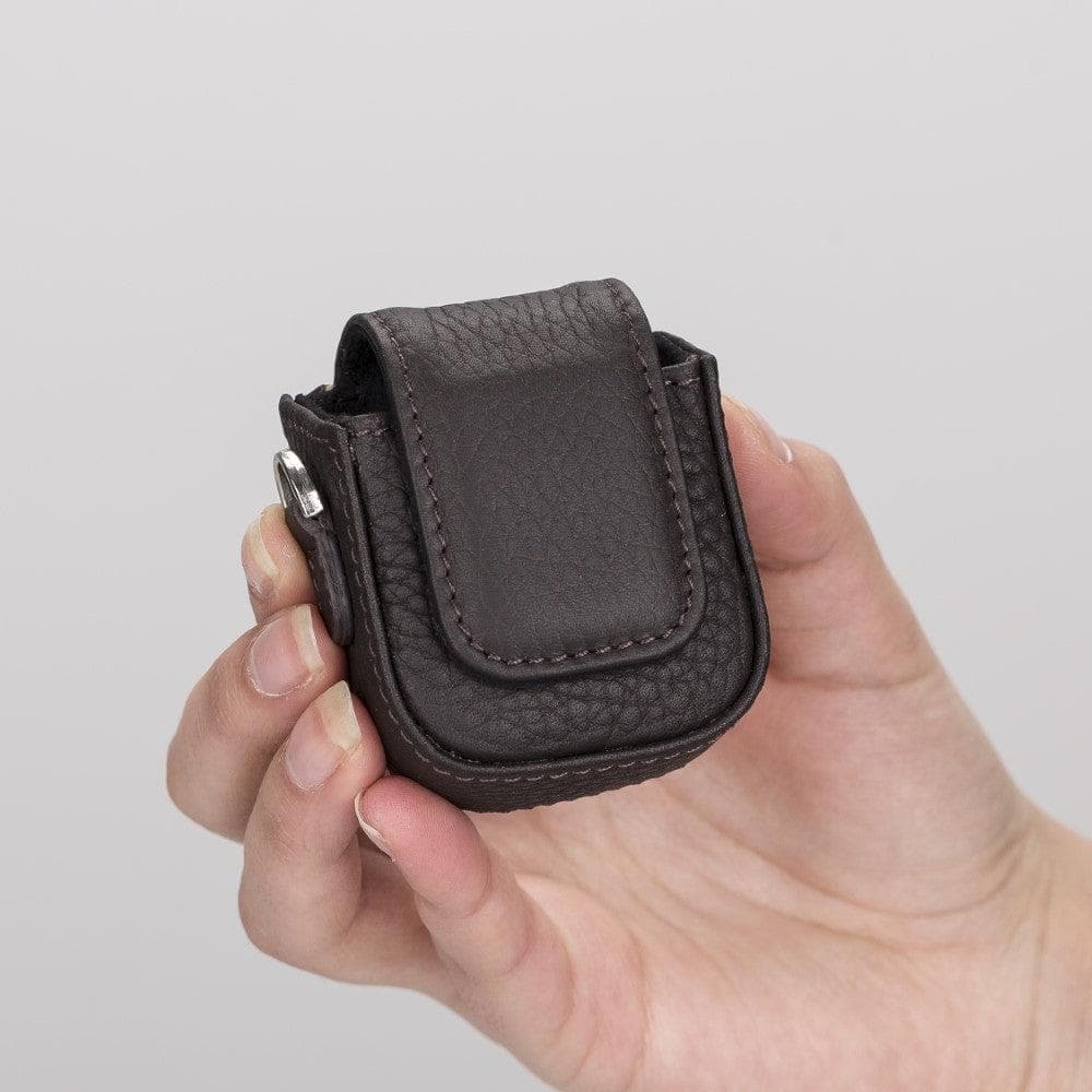 JOJO AirPods 1st and 2nd Generation Genuine Leather Case - TIGUAN GRAY TIGUAN GRAY Bouletta