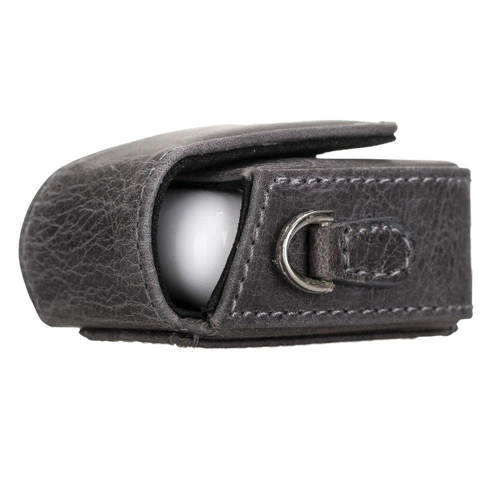 JOJO AirPods 1st and 2nd Generation Genuine Leather Case - TIGUAN GRAY TIGUAN GRAY Bouletta
