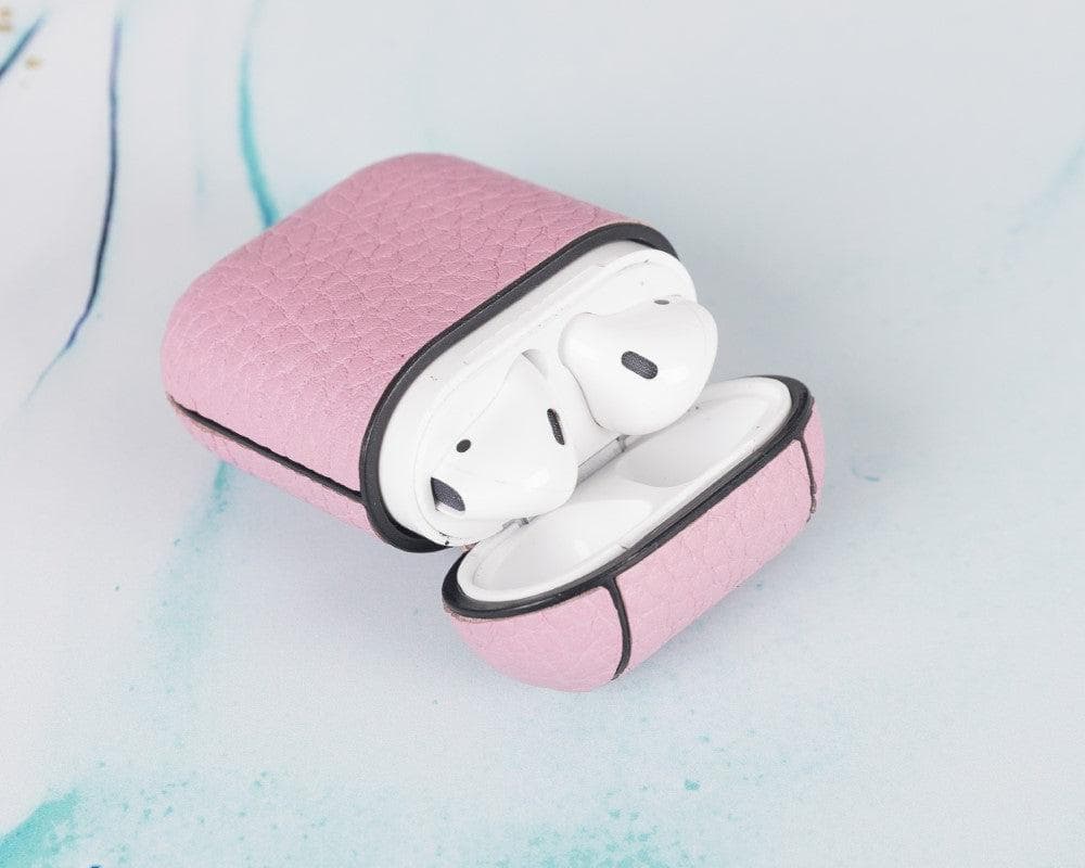 Juni AirPods 1/2 Leather Case - Pink Pink Bouletta
