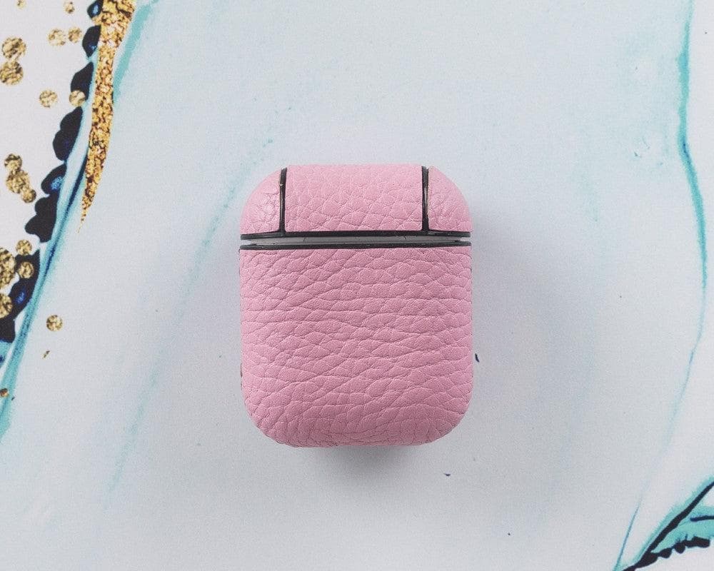Juni AirPods 1/2 Leather Case - Pink Pink Bouletta